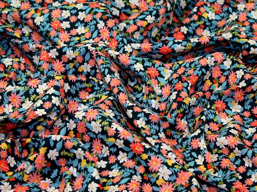 Deadstock 100% Cotton Poplin Fabric Teal
 