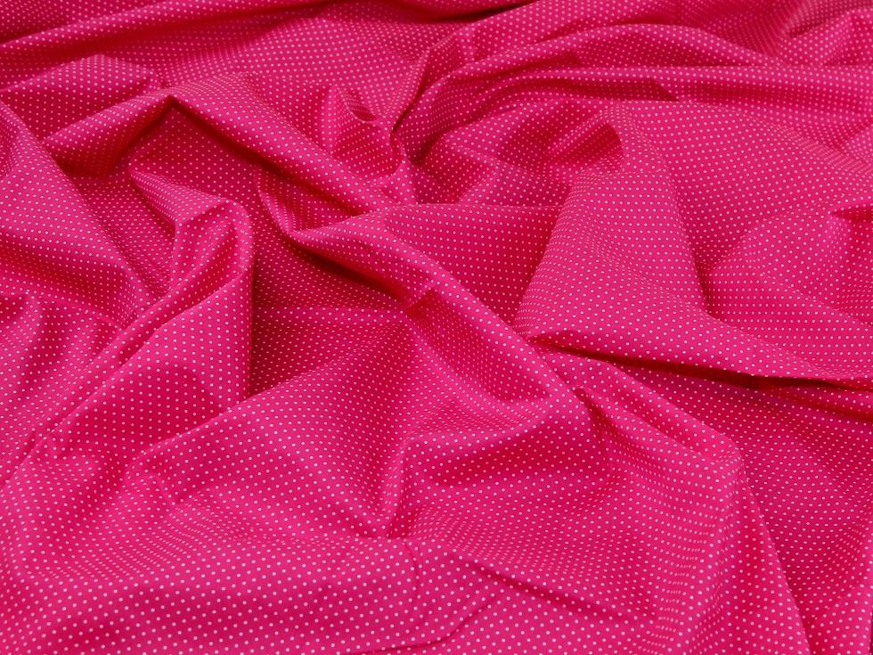 Deadstock 100% Cotton Poplin Fabric Pink