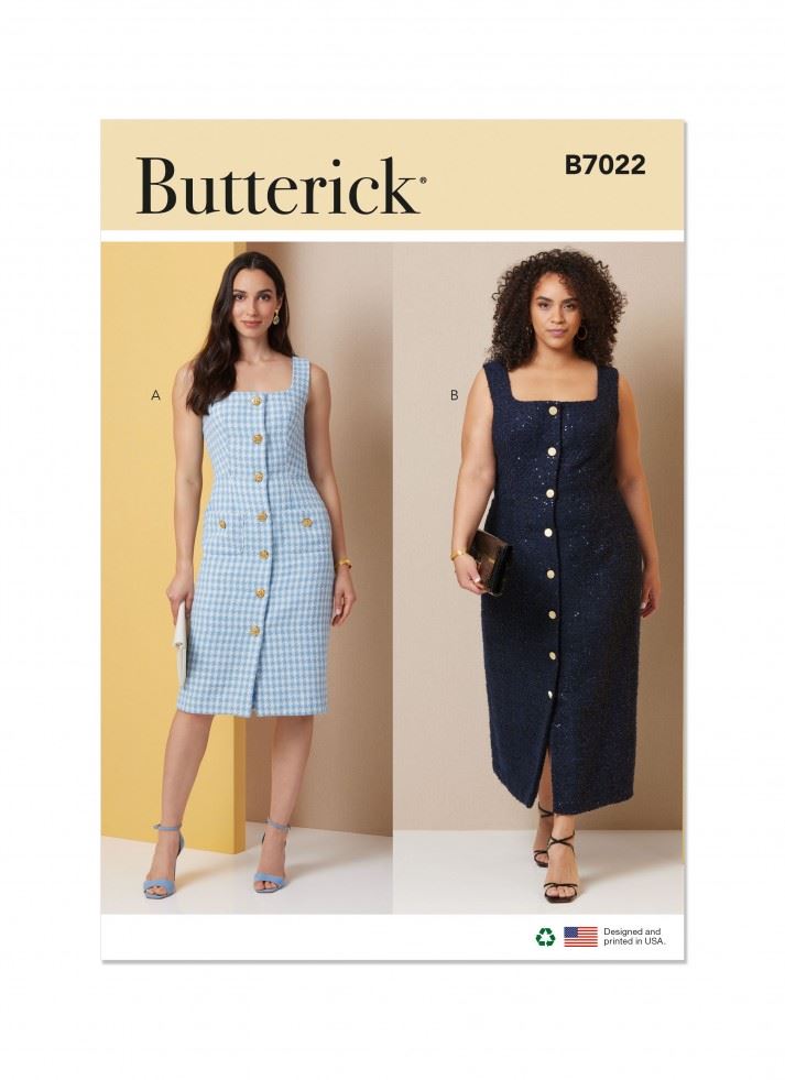 Butterick Paper Sewing Pattern 7022
 