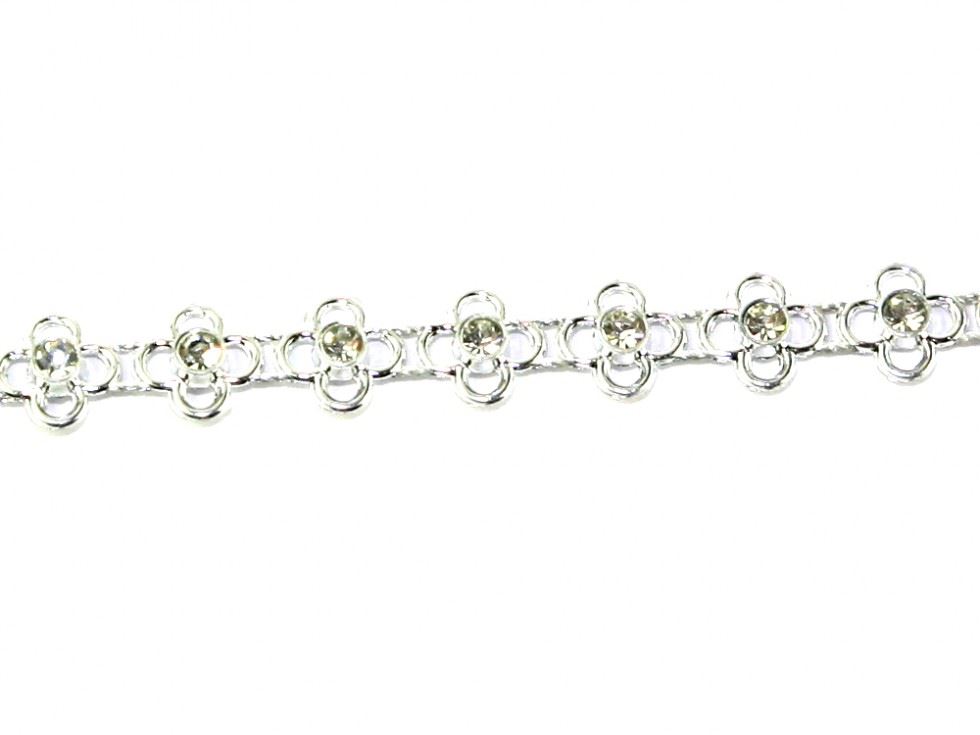 Silver Diamante Trim (Value Roll)