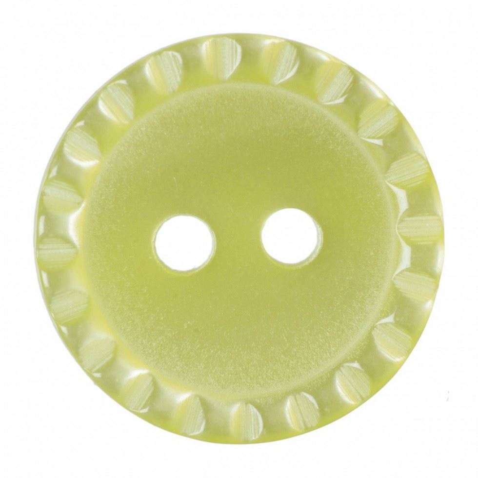 Hemline Yellow Round Shirt Buttons