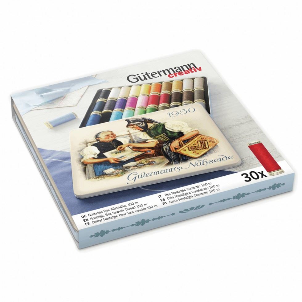 Gutermann 1930 Nostalgic Box Sew All Thread Set