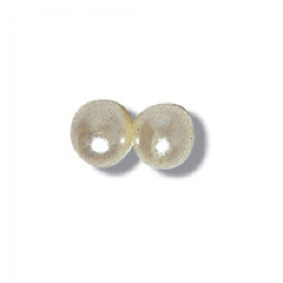 Trimits Cream Round Pearl Beads (Value Pack Of 5)