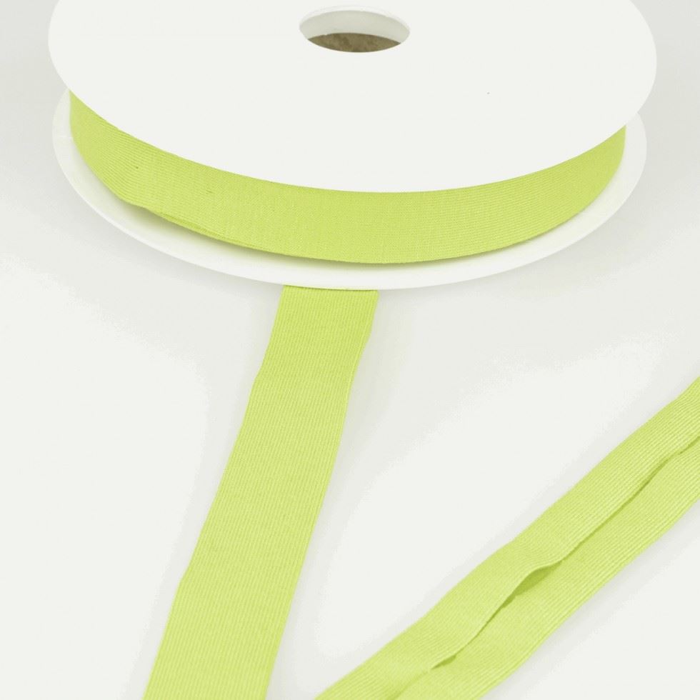 Stephanoise Viscose Jersey Bias Binding Tape Anise Green
