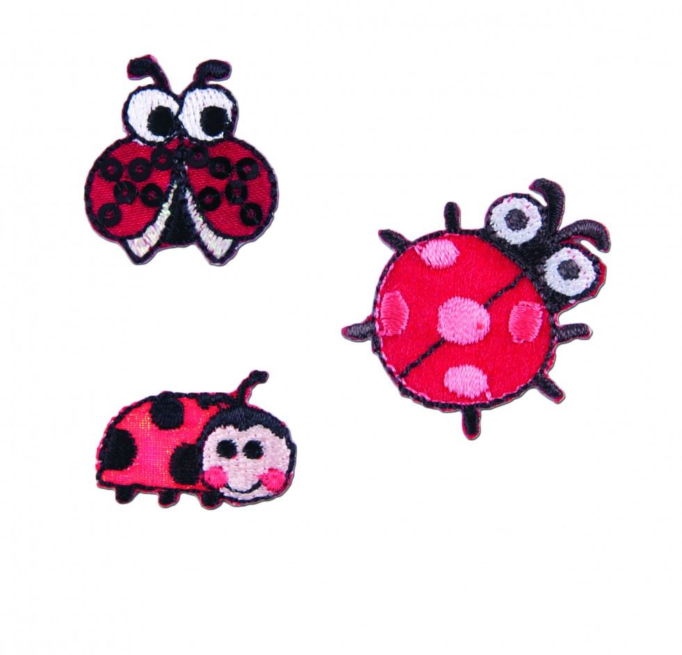 Craft Factory Patch Motif Ladybirds
