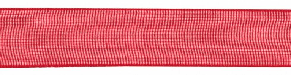 Berisfords Super Sheer Organza Ribbon (Value Roll) 15 Red
 