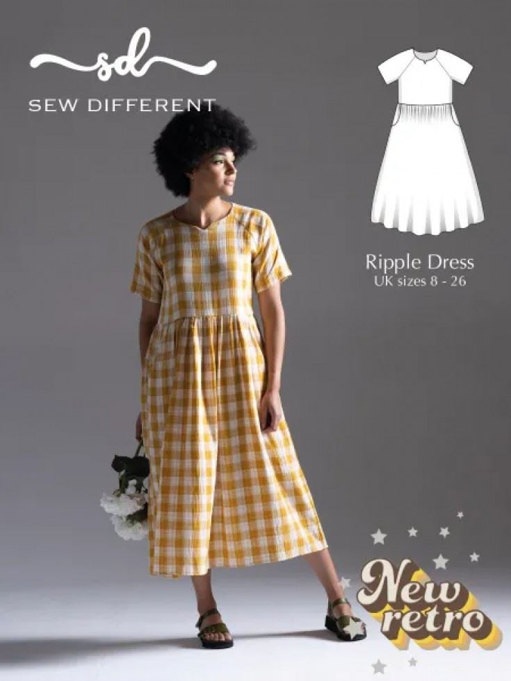 Sew Different Sewing Pattern Ripple Dress
