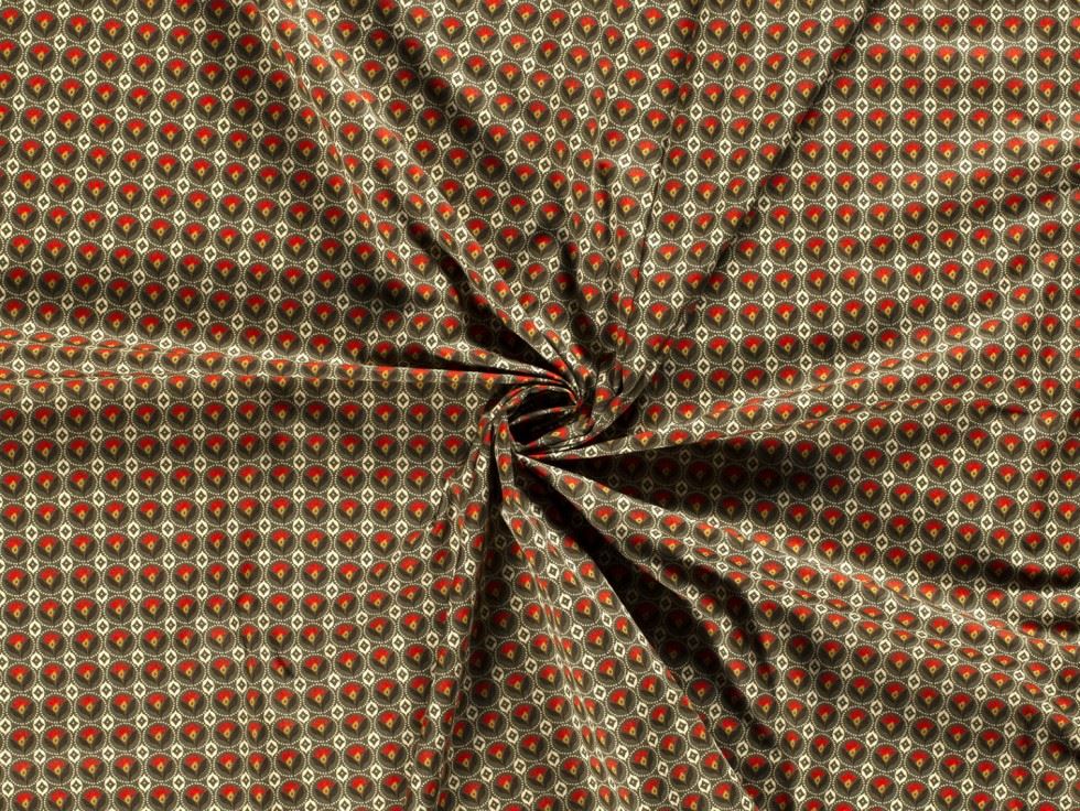 100% Cotton Poplin Fabric Olive
 