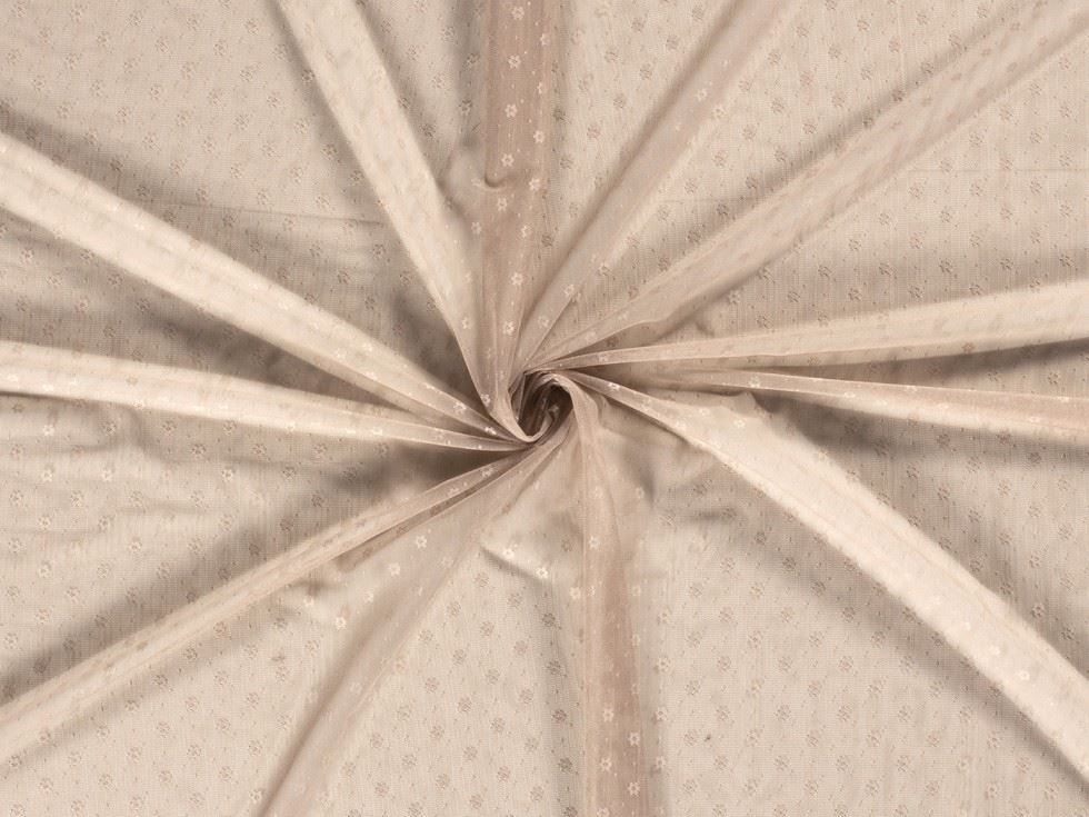 Beige Delicate Lace Fabric