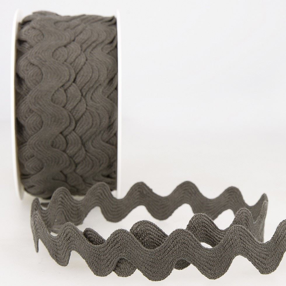 Stephanoise Ric Rac Trim Dark Grey