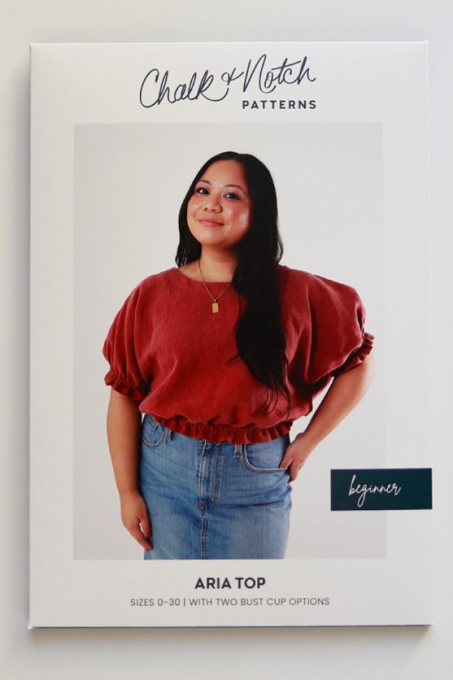Chalk and Notch Paper Sewing Pattern Aria Top
 