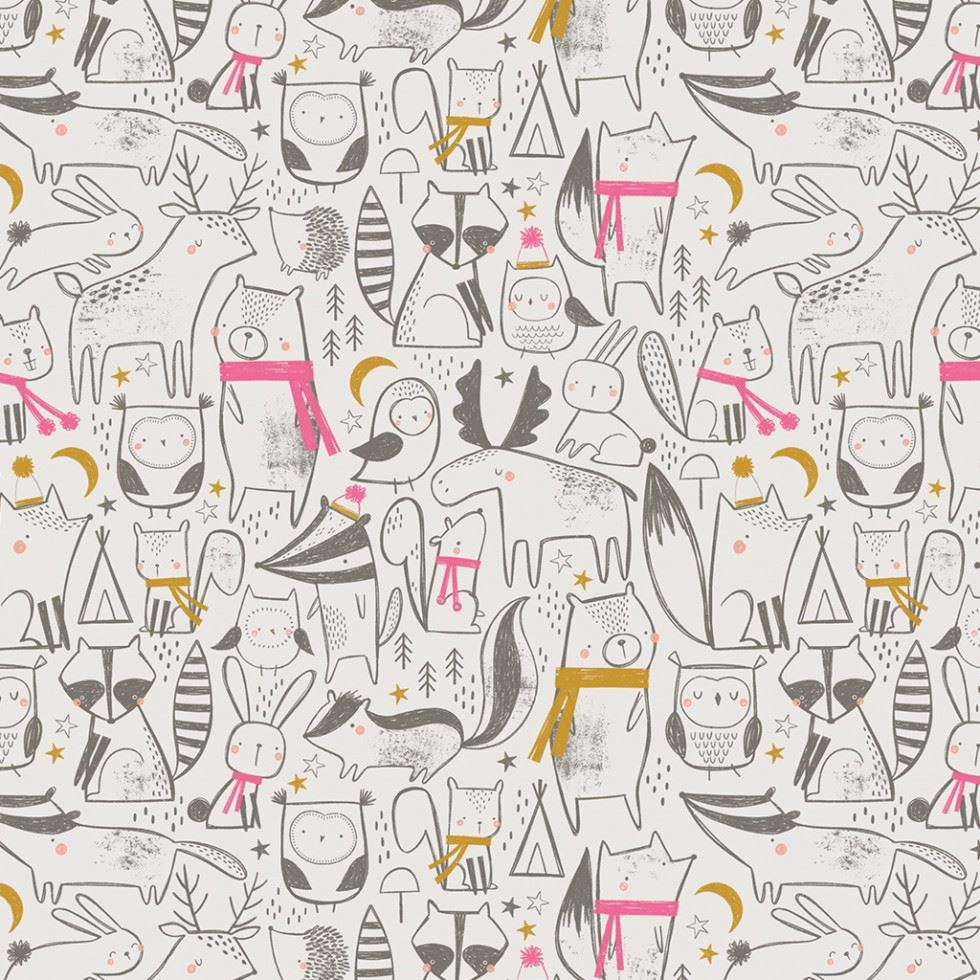 Dashwood Studio Under the Stars 100% Cotton Poplin Fabric
 