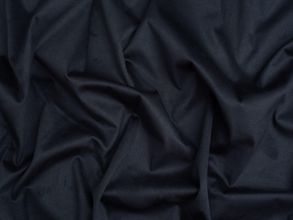 Minerva Core Range Heavy Suede Stretch Knit Fabric Navy Blue