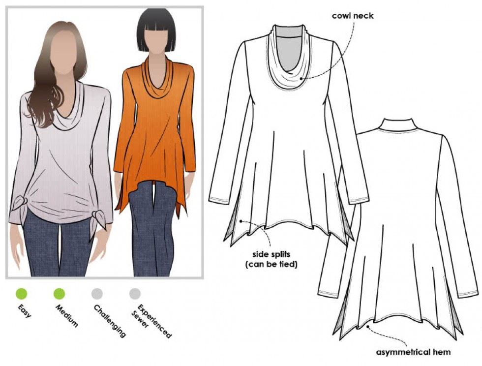 Style Arc Sewing Pattern Amy Top