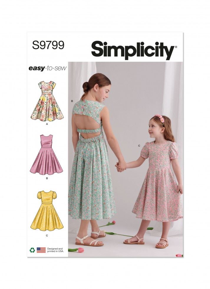 Simplicity Paper Sewing Pattern 9799
 