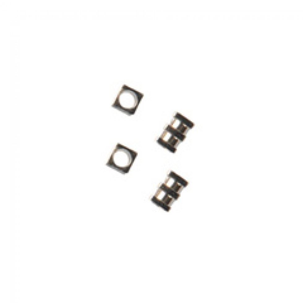 Trimits Silver Square Spacer Findings (Value Pack Of 5)