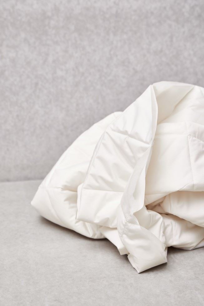 Mind The Maker Creamy White Gem Thelma Thermal Quilted Coating Fabric
