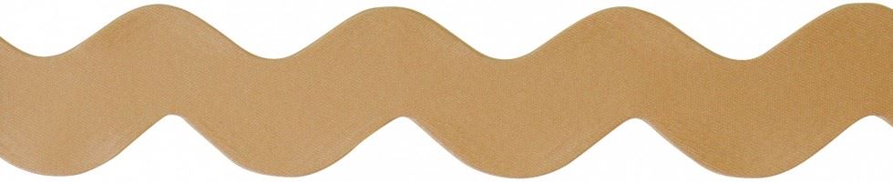 Berisfords Honey Ric Rac Ribbon