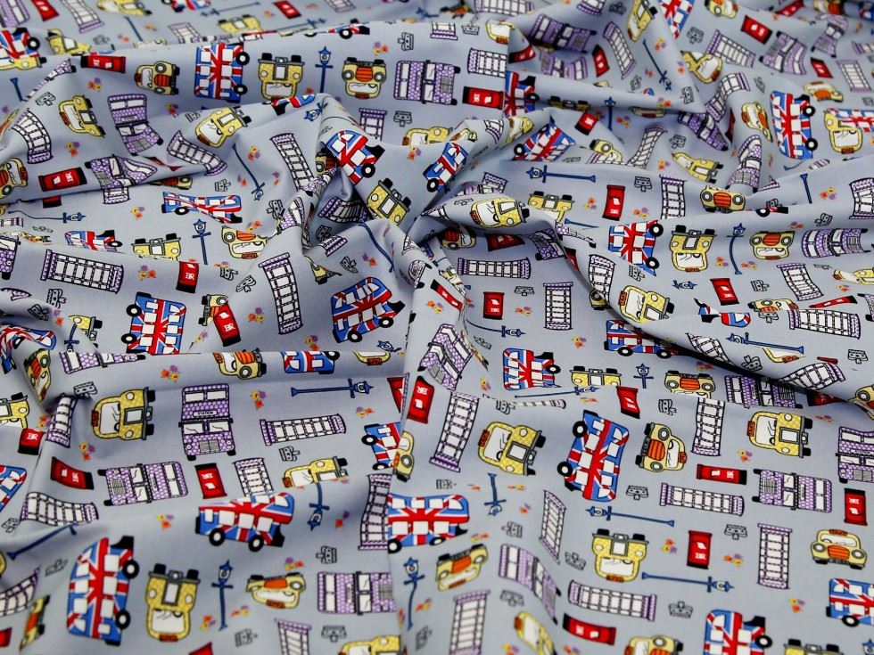 Deadstock 100% Cotton Poplin Fabric Grey
 
