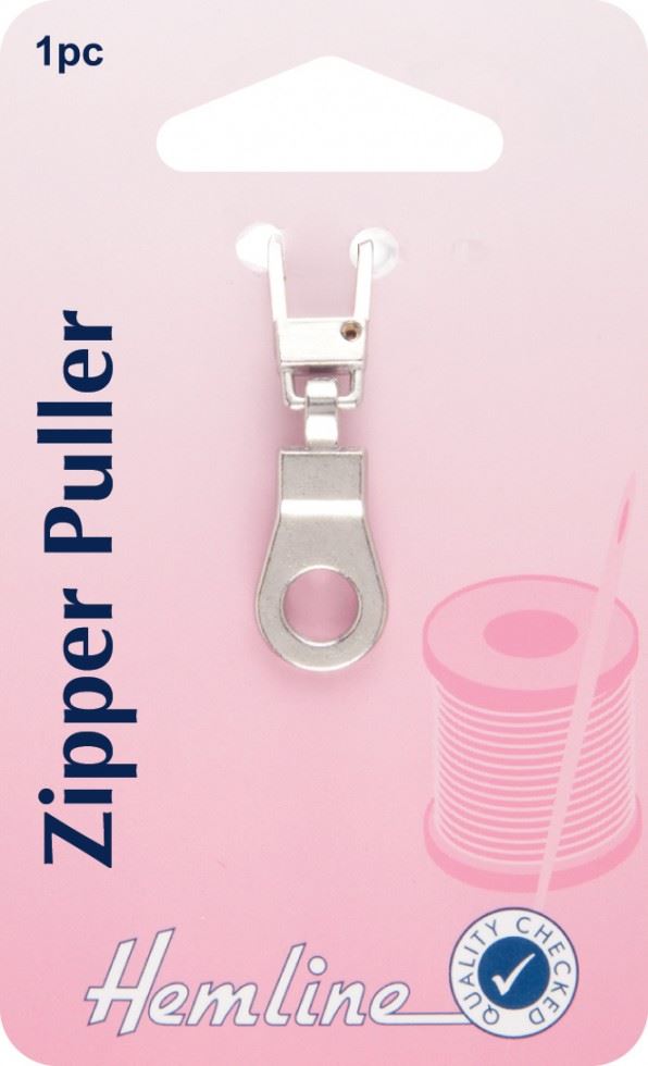 Hemline Silver Zip Puller