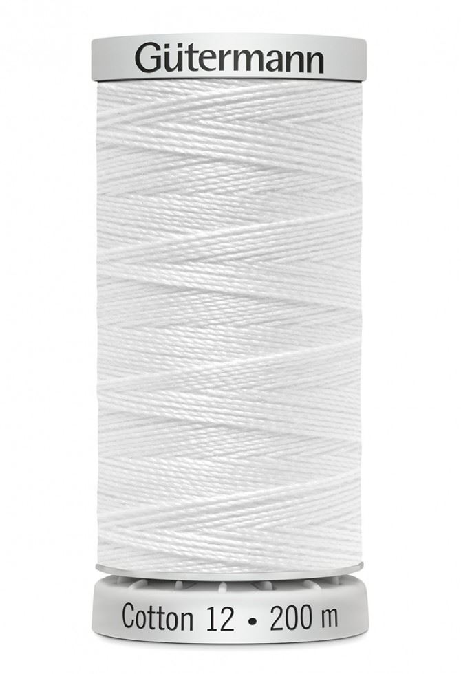 Gutermann 1001 No 12 Sulky Cotton Embroidery Thread