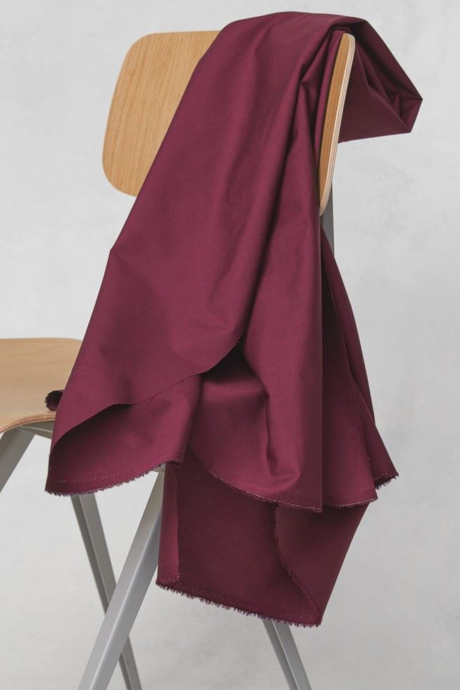 Mind The Maker Fuchsia Organic Papertouch 100% Cotton Poplin Fabric