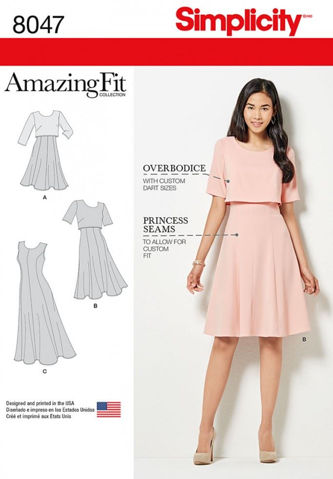 Simplicity Paper Sewing Pattern 8047
 