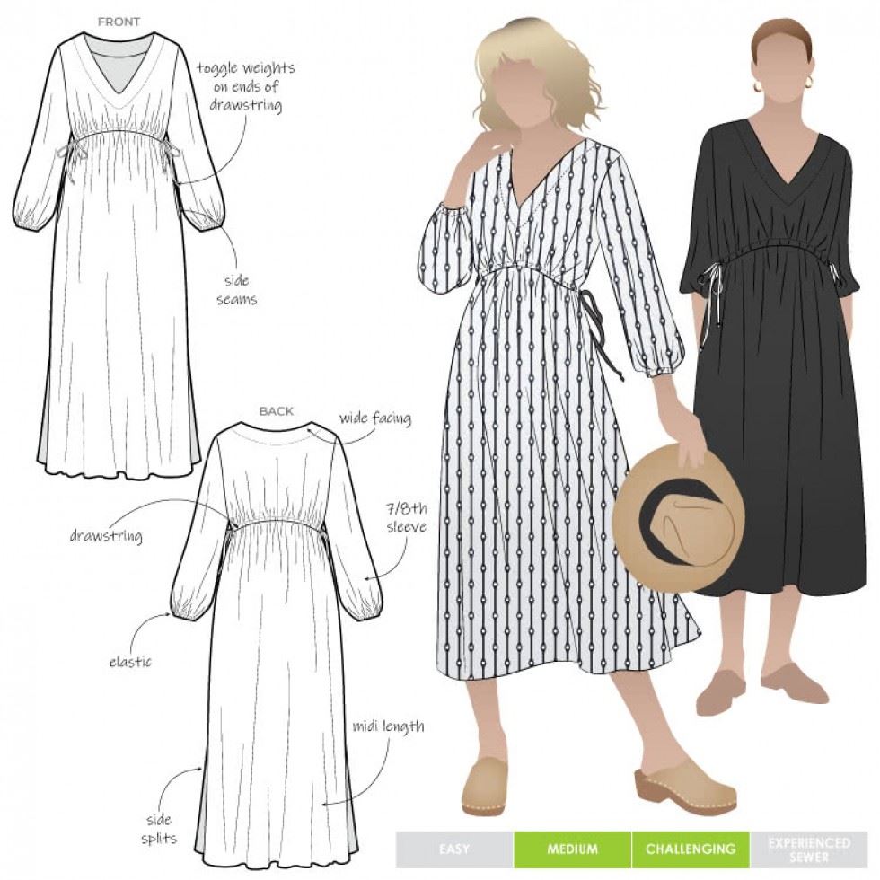 Style Arc Sewing Pattern Naomi Dress