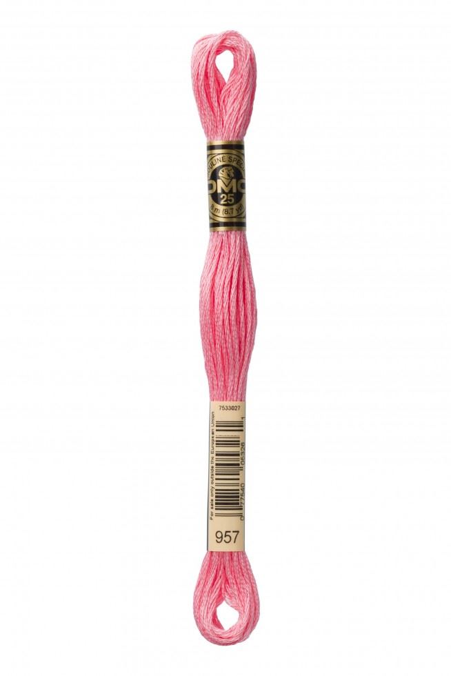 Dmc 957 Stranded Cotton Embroidery Thread