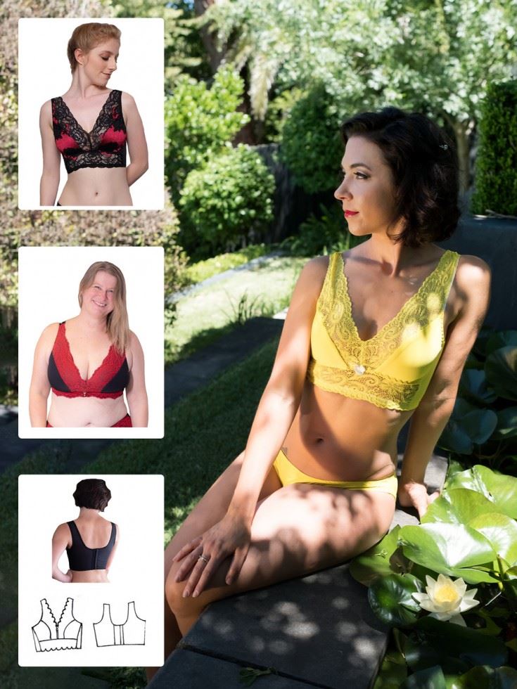 Booby Traps Paper Sewing Pattern Gail Wire Free Bra
 