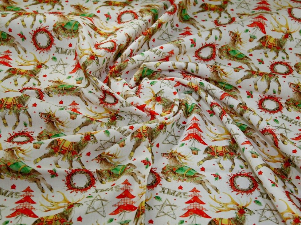 Deadstock 100% Cotton Fabric White
 
