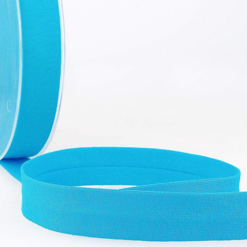 Stephanoise Cotton Jersey Bias Binding Tape Peacock
 