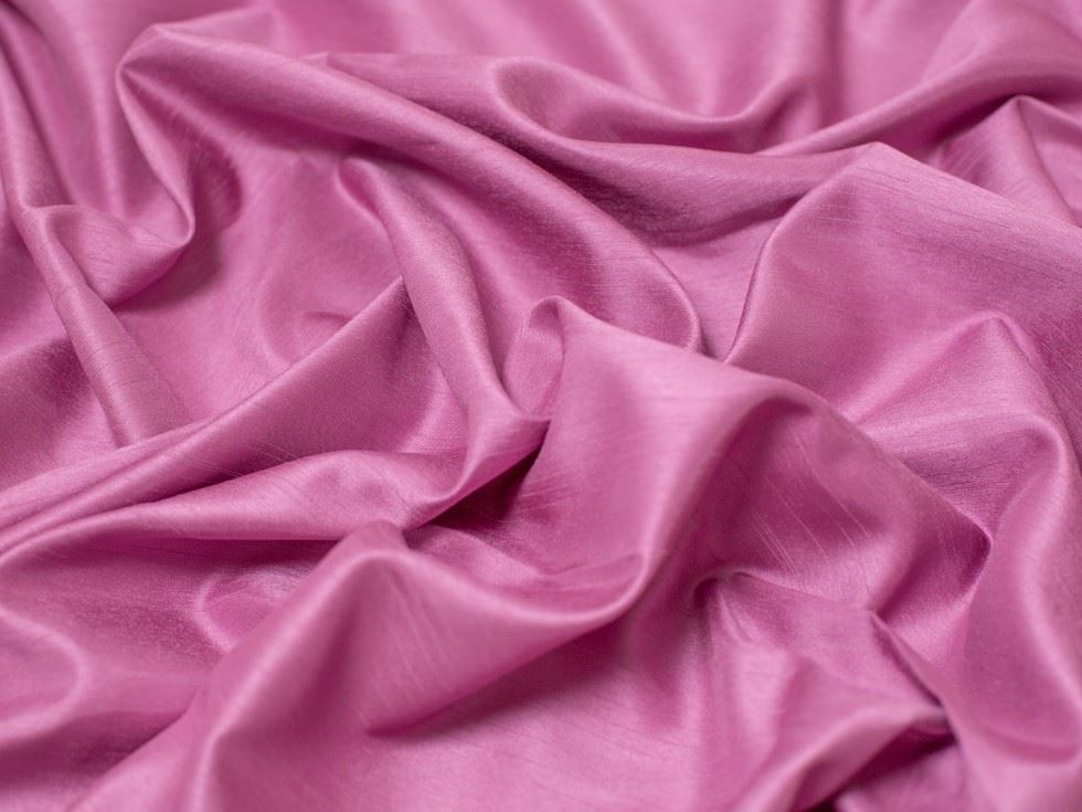 Satin Back Dupion Fabric Sorbet
 