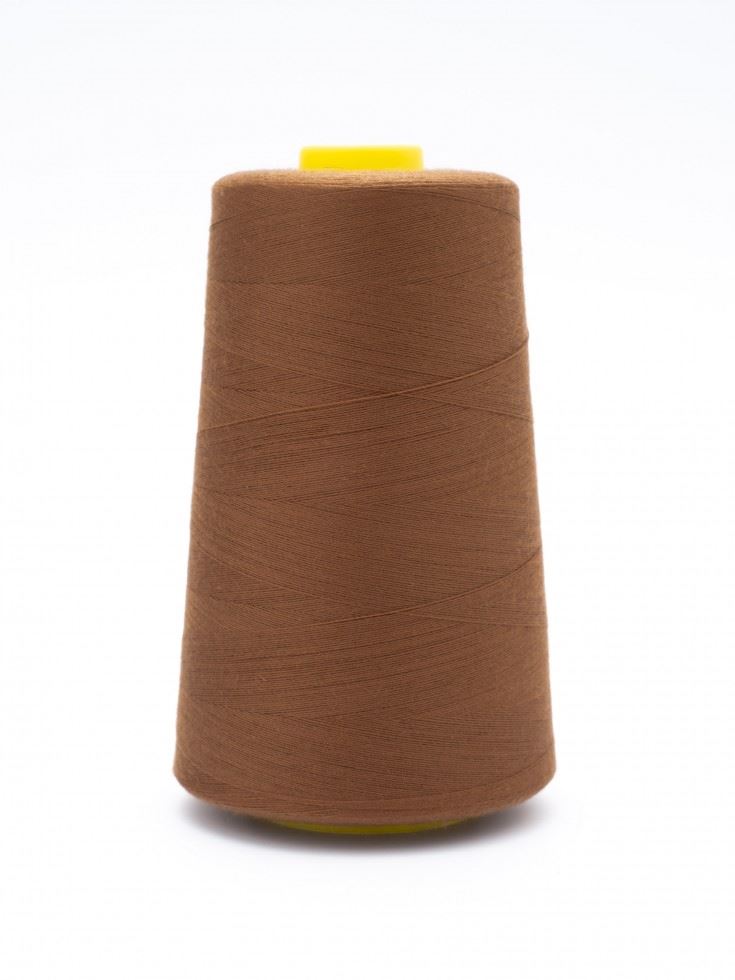 120s Sewing Thread Cone Camel
