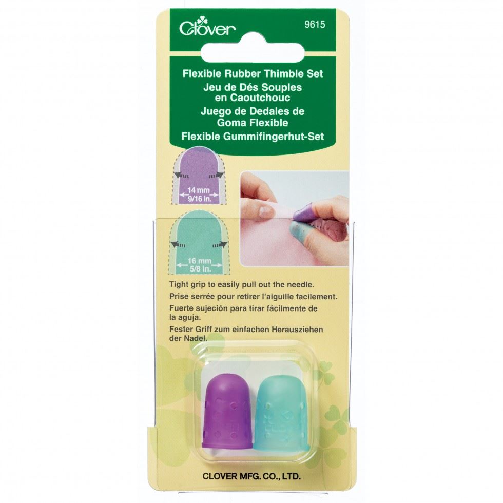 Clover Flexible Rubber Thimble
 