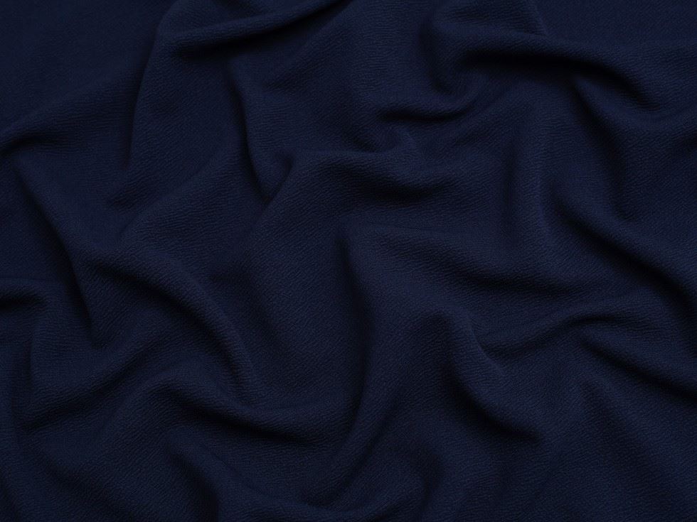 Minerva Core Range Navy Blue Suzette Textured Stretch Knit Fabric