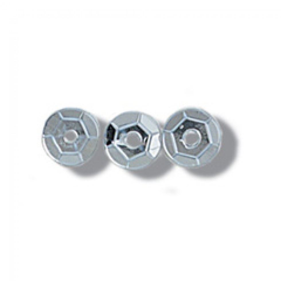 Trimits Silver Round Cup Sequins Bulk Pack (Value Pack Of 3)