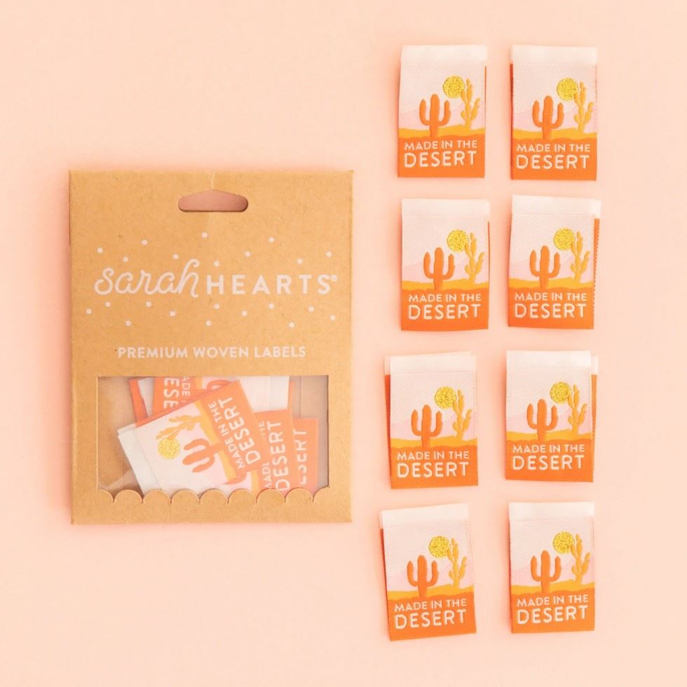 Sarah Hearts Made In The Desert Woven Labels
 