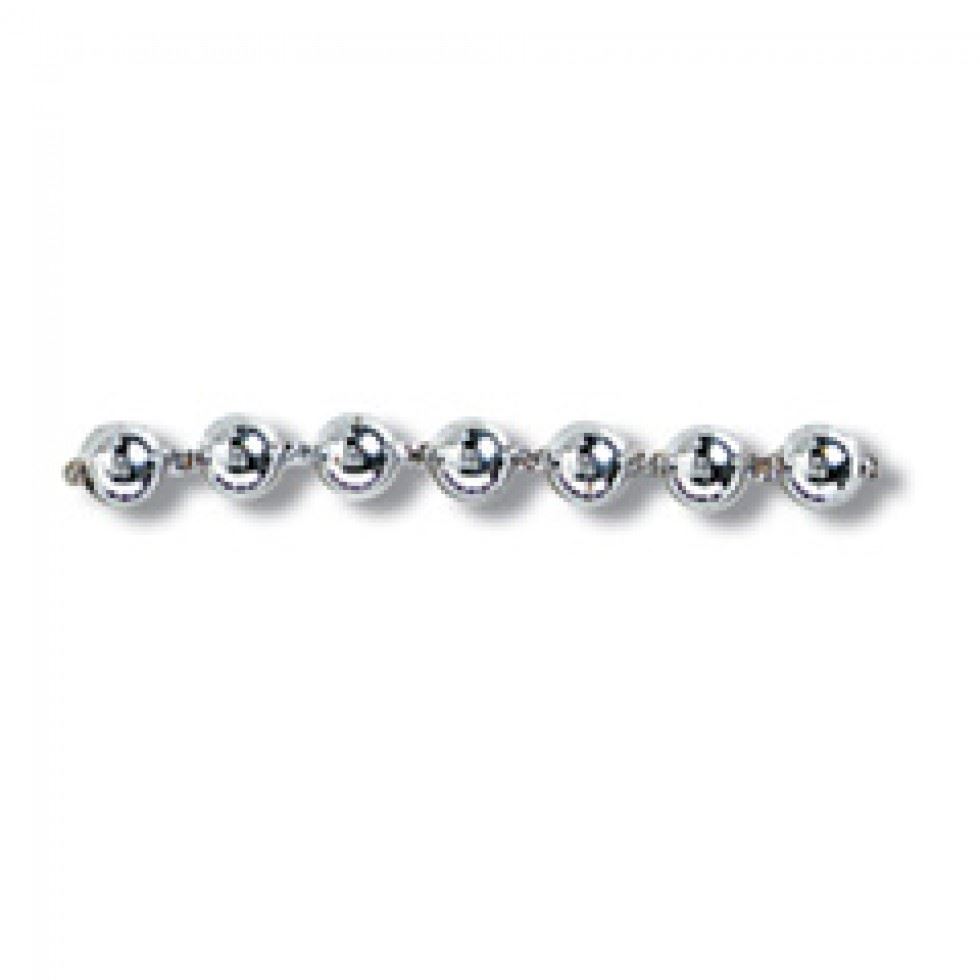 Trimits Round Plastic Bead Trim (Value Roll) Silver
 