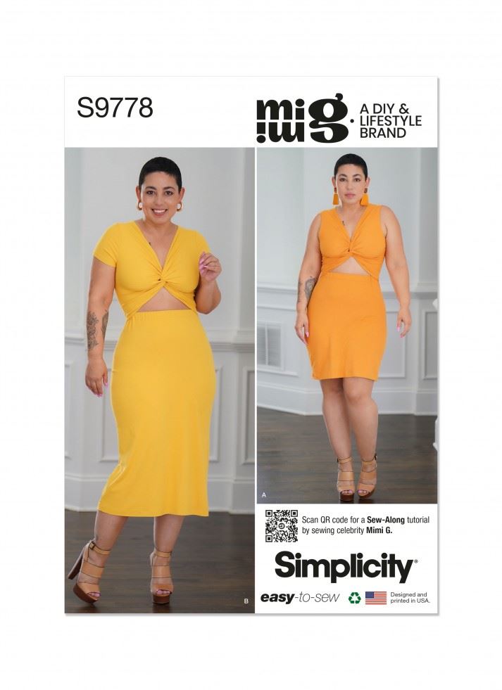 Simplicity Paper Sewing Pattern 9778
 