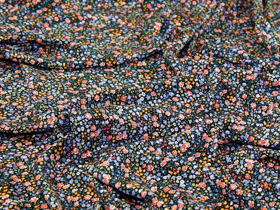 Liberty London Multicoloured Phoebe & Jo Kensington Silk Crepe De Chine Fabric