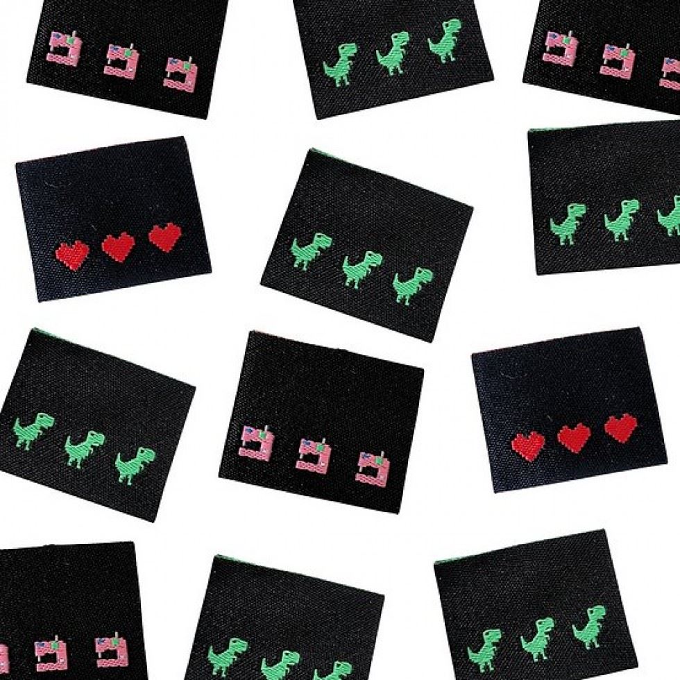 Sew Anonymous Pixel Pack Woven Labels
 