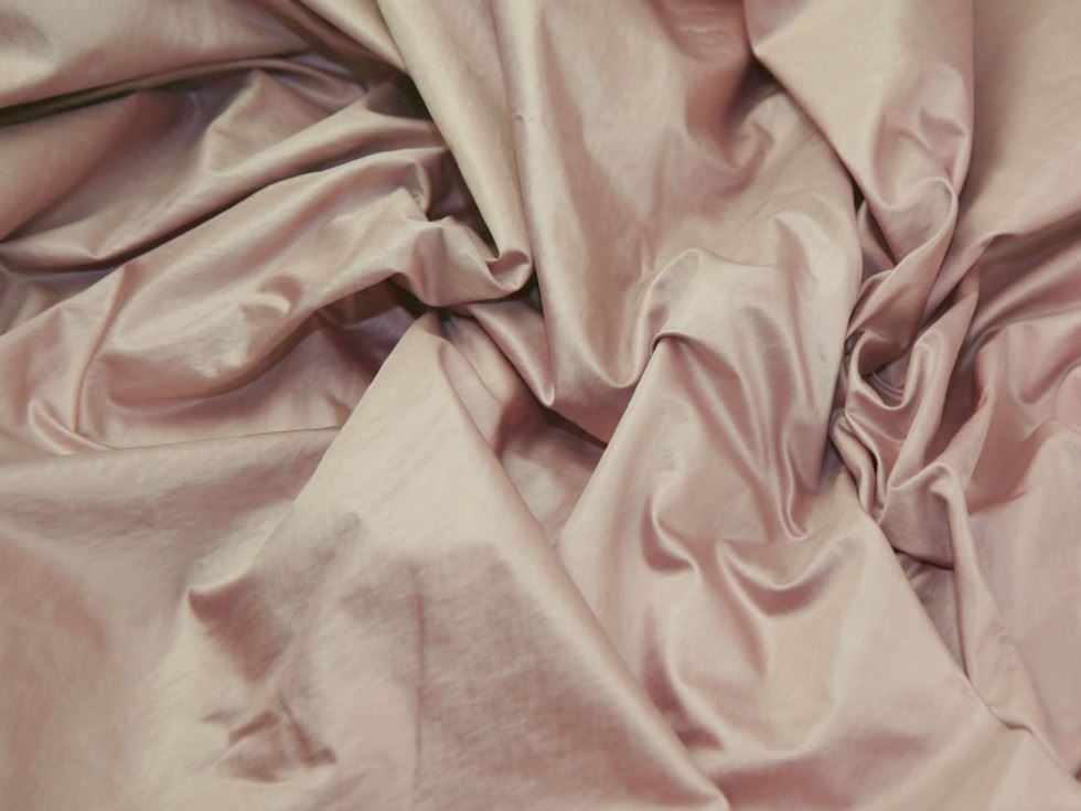 Deadstock Coated Polycotton Fabric Peach
 