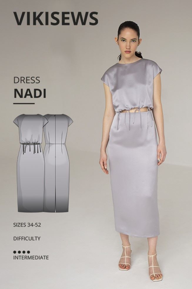 Vikisews Sewing Pattern Nadi Dress
