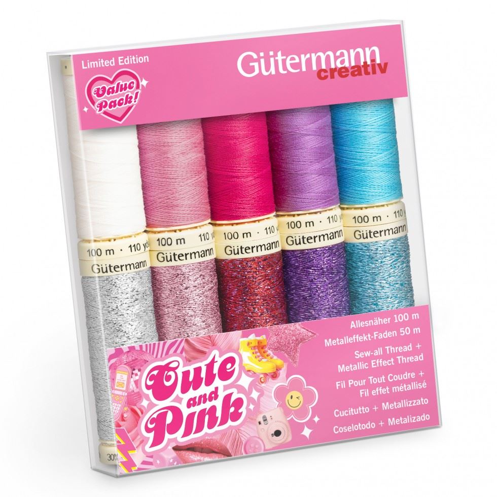 Gutermann Sew All & Metallic Thread Set
 