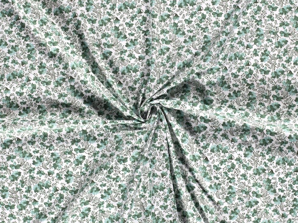 100% Cotton Poplin Fabric Green
 