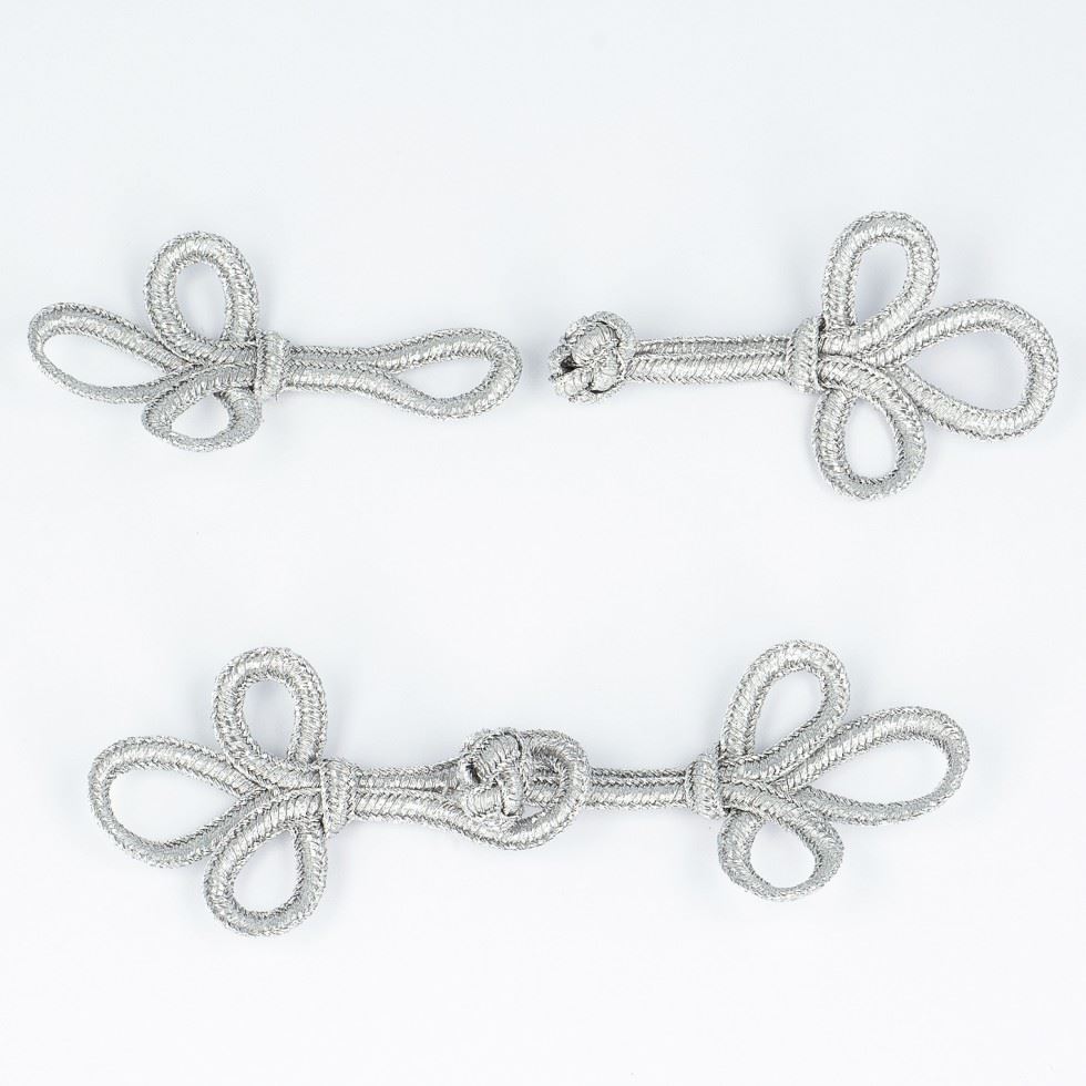 Stephanoise Frog Fasteners Silver