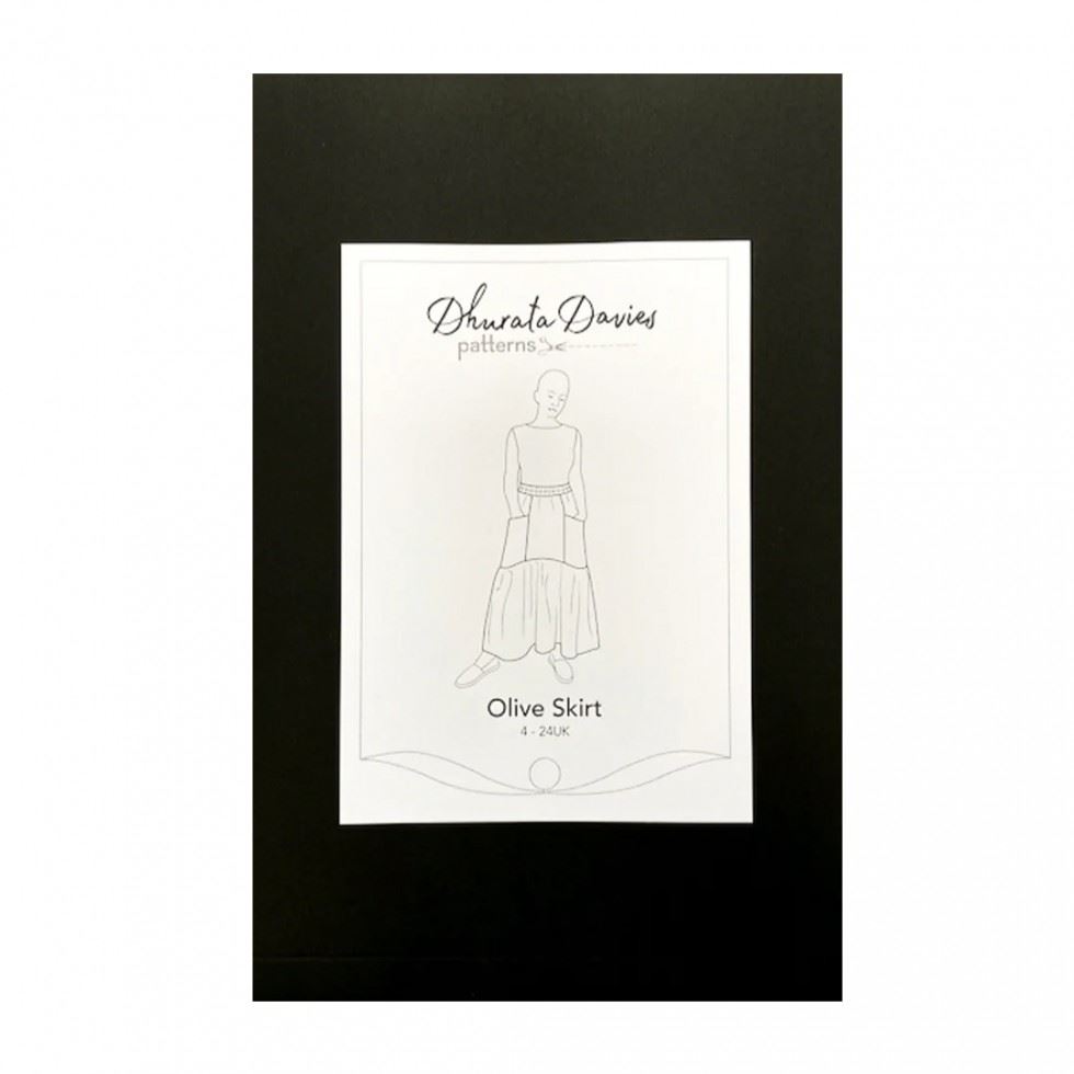 Dhurata Davies Paper Sewing Pattern Olive Skirt
 