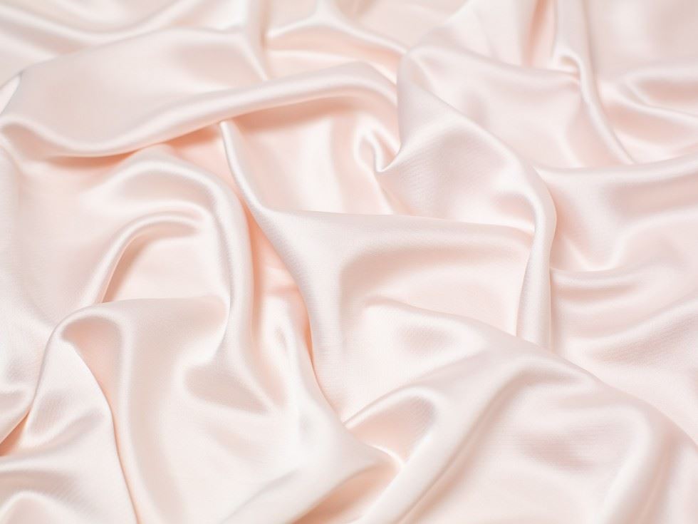 Minerva Core Range Aesha Satin Fabric Pastel Pink
 
