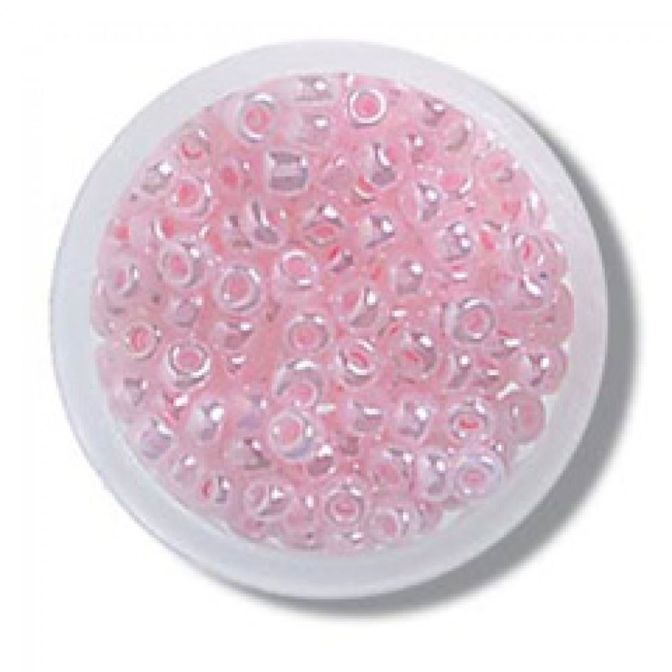 Minerva Glass Bugle Beads Bulk Pack (Value Pack Of 3) Pastel Pink Trimits 916030